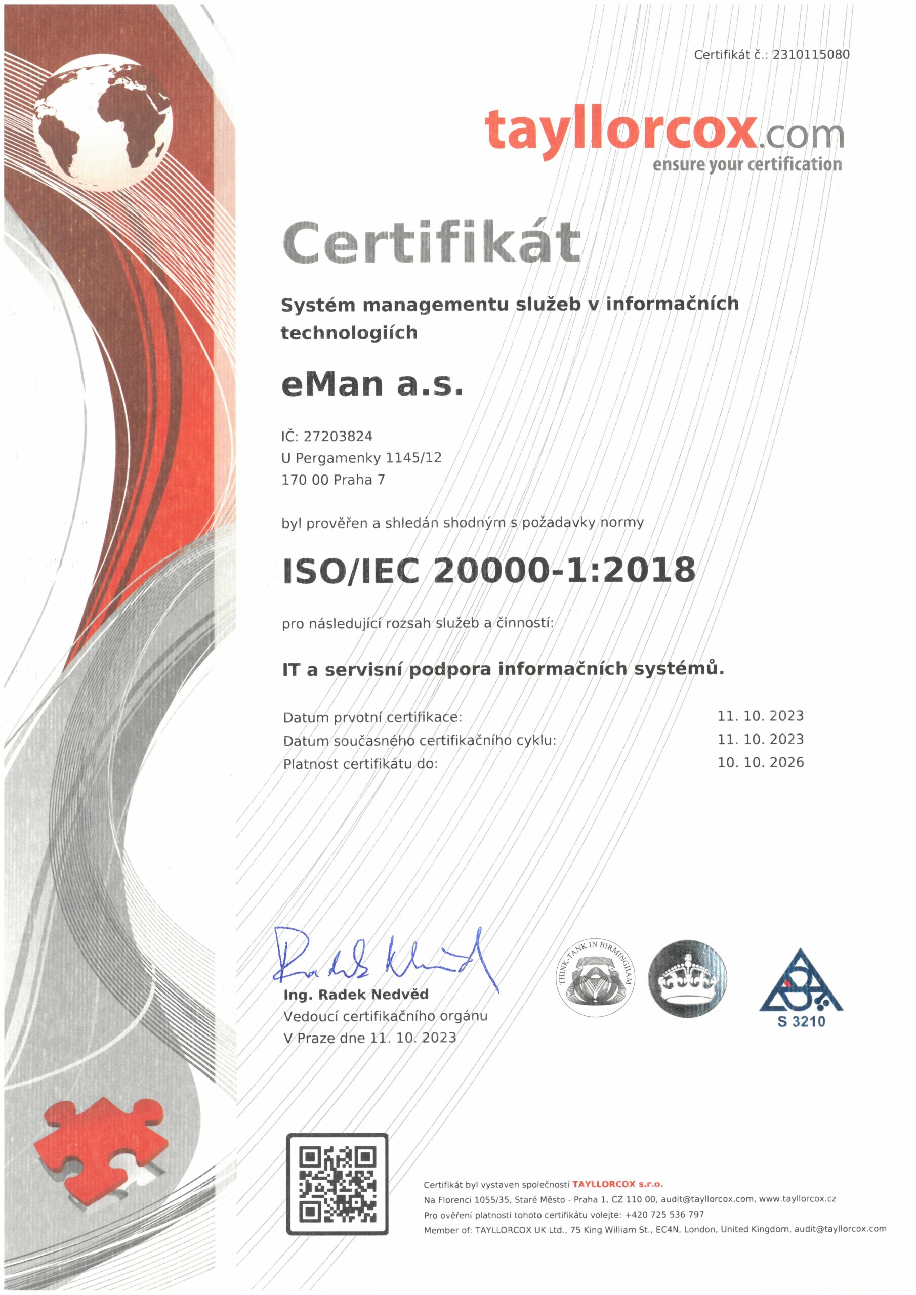 ISO/IEC 20000-1:2018